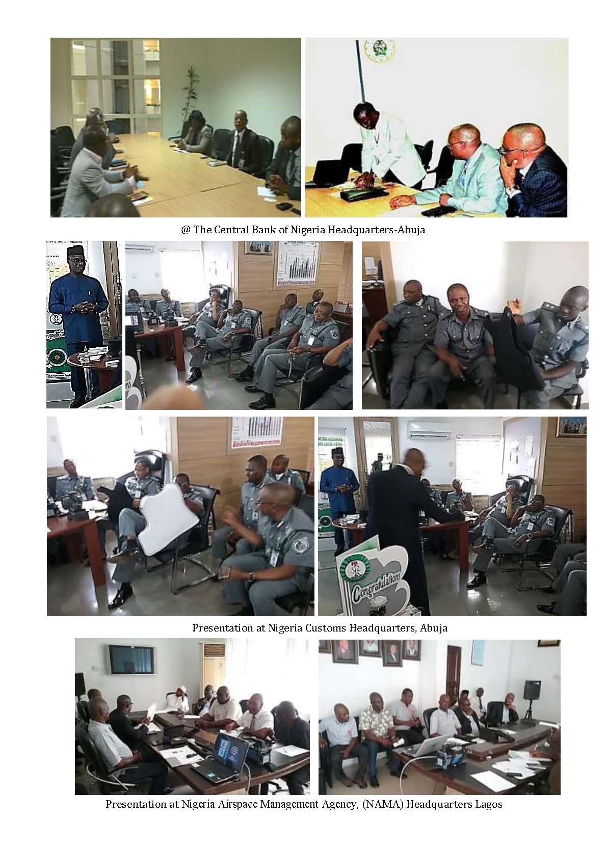 ATAMAP Presentation at CBN Abuja, Nigeria Customs HQ Abuja & NAMA Lagos