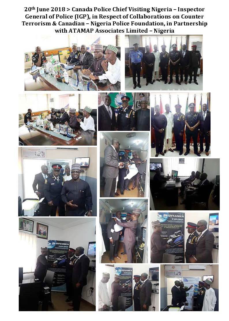 ATAMAP & Canada Police Chief Visit to IGP Force HQ Abuja